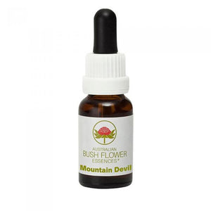 Mountain Devil Australian Bush Flower Essence from Align Your Vibe – a natural remedy for anger release, forgiveness and emotional transformation.