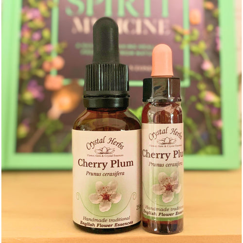 Cherry Plum Bach Flower Essence – a gentle remedy for fear of losing control, supporting emotional balance, inner calm, and trust in one's own stability.