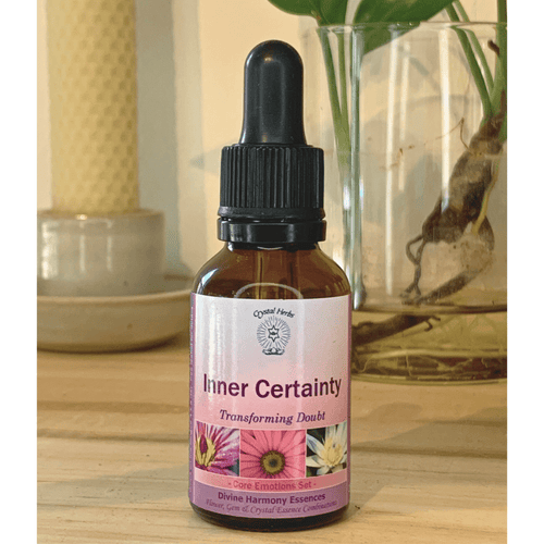 Inner Certainty Essence – Transforming Doubt - Align Your Vibe. This vibrational essence helps to restore the core emotions of faith and trust