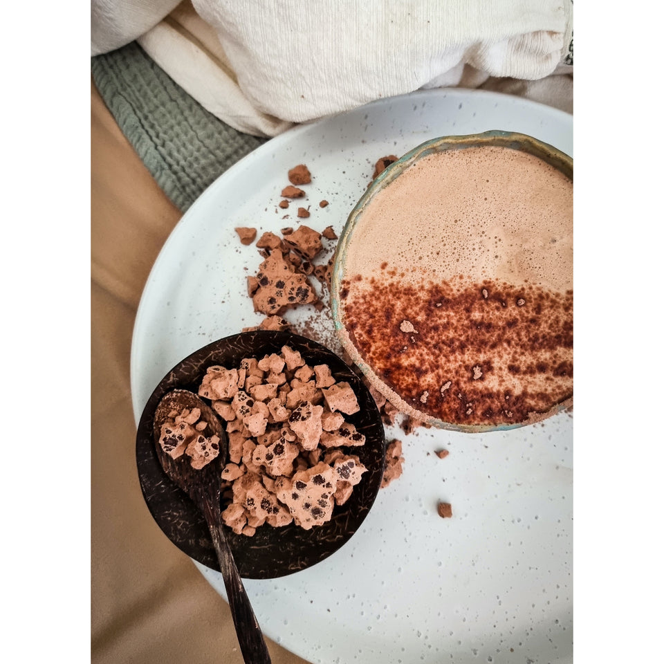 Morning Ritual Ceremonial Cacao at Align Your Vibe – Premium cacao for energy, focus and heart-opening benefits in your wellness routine.