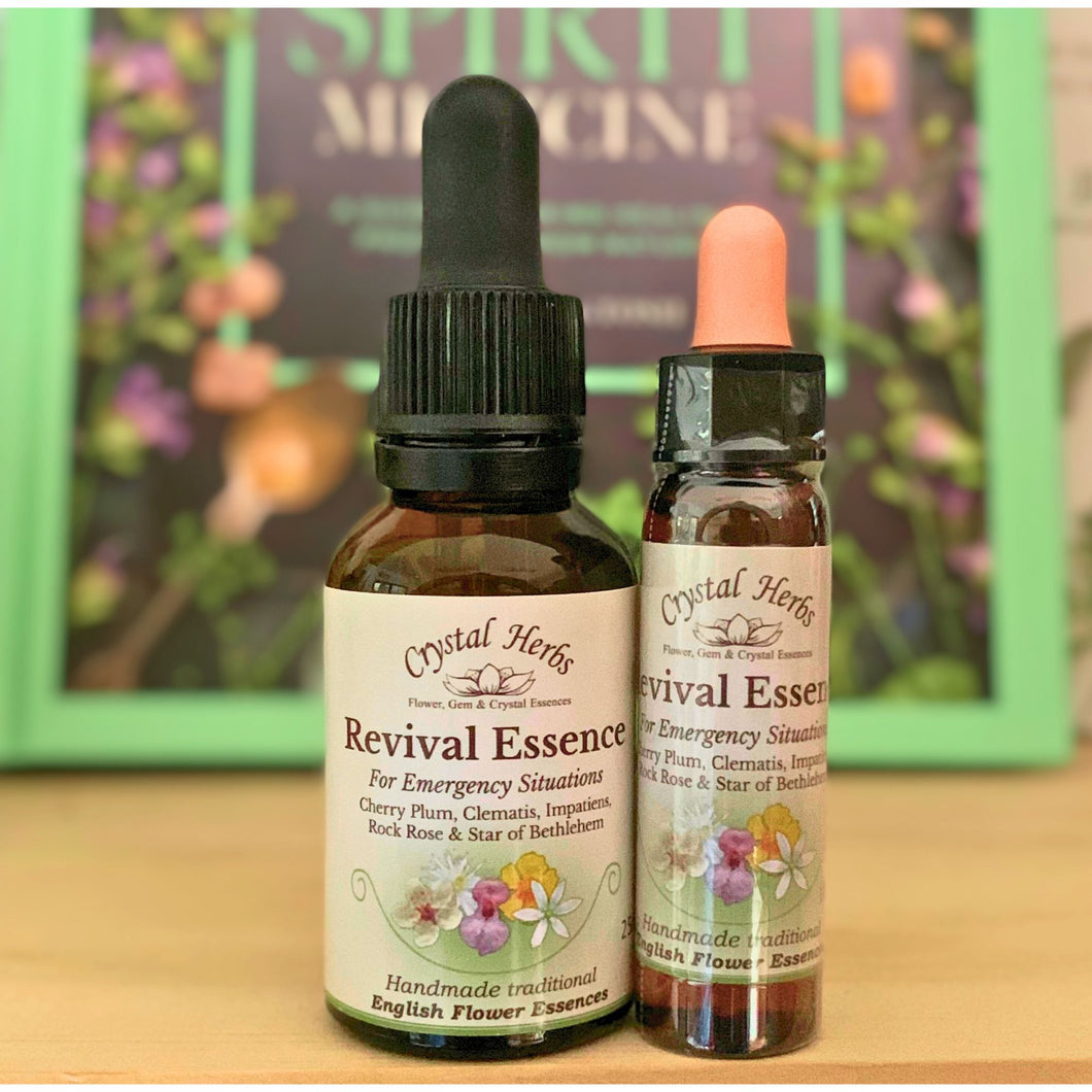 Revival Essence For Emergency Situations – a trusted blend for natural stress relief, emotional support and restoring calm in times of crisis or overwhelm.