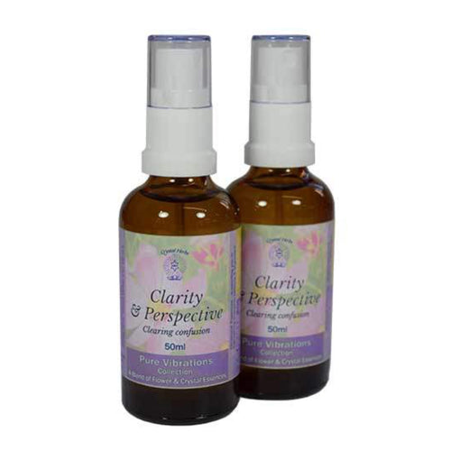 Align Your Vibe Clarity & Perspective Spray – aura mist with flower and crystal essences for mental clarity, emotional balance and expanded perspective.